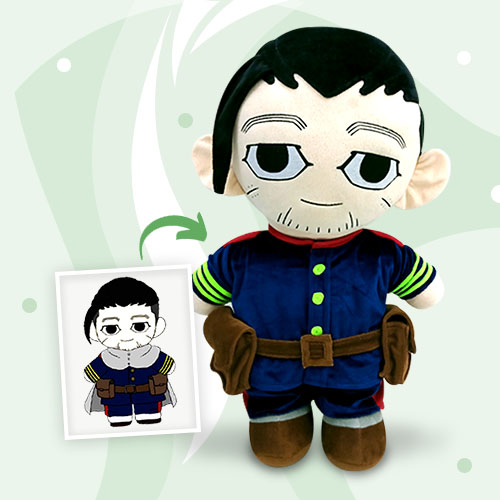 Custom plushie of a child’s drawing with vibrant colors