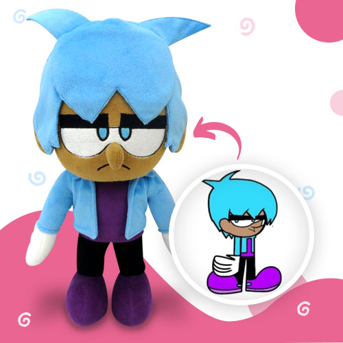 Custom plushie of a child’s drawing with vibrant colors