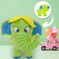 Thumbnail of a bespoke plush toy of an animal character