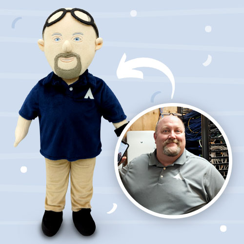 Unique gift idea: custom look-alike plush doll