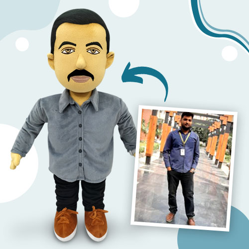 Personalized Buddy Doll with a custom photo face