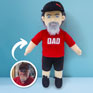 Thumbnail of Custom plush doll with a face printed from a selfie