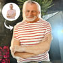 Human-shaped pillow with photo