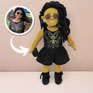 Thumbnail of soft stuffed doll resembling a family member