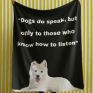 High-definition custom photo blanket