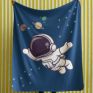 Comfortable fleece blanket with custom images