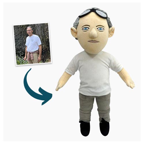 A look alike doll of dad