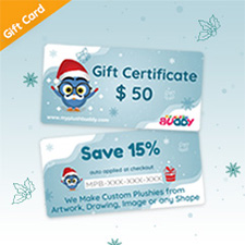 MyPlushBuddy gift certificates for express gifting
