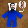 Plush pillow with adult face