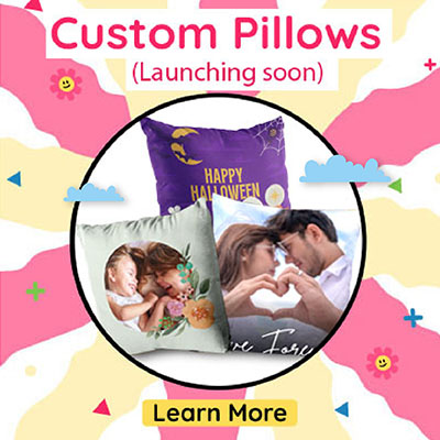 Custom pillows for personalized gifting